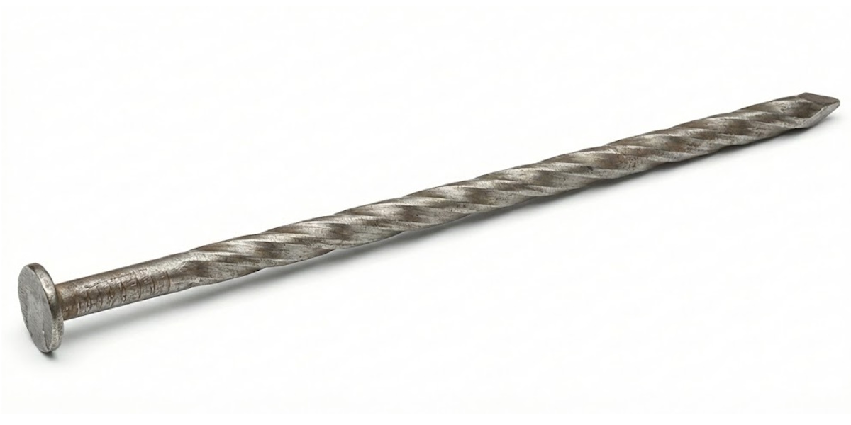 Цвяхи нагвинтовані без покриття