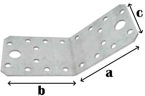 Кутники рівносторонні 135° цинк Steelfix
