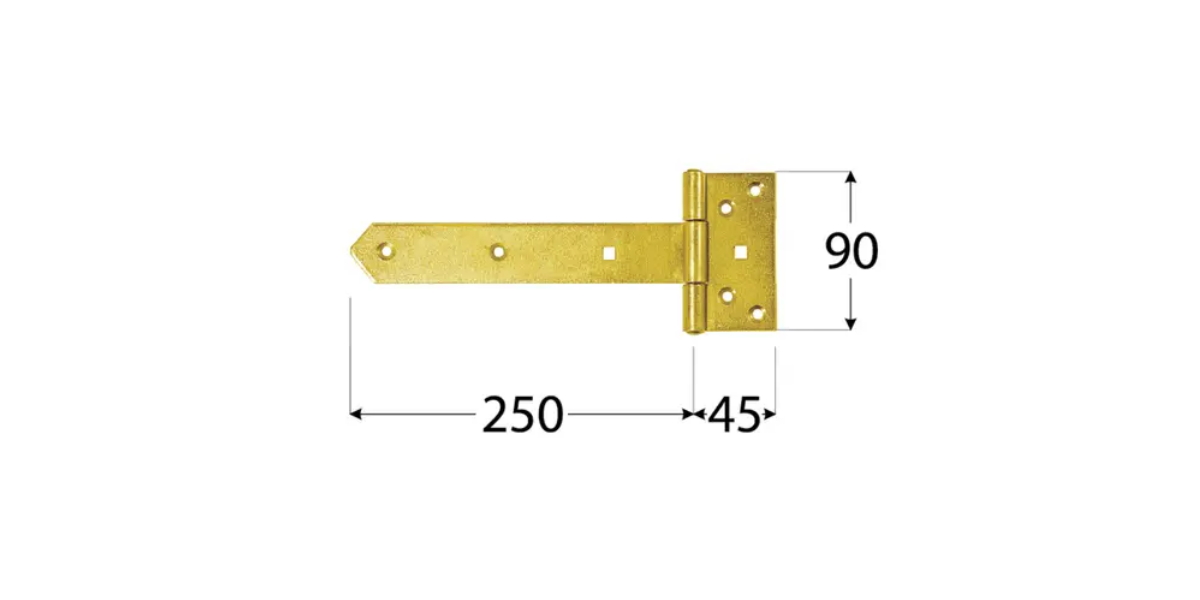 Завіса 250х45х90х3мм ZB DOMAX