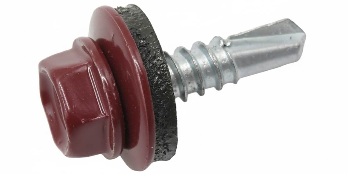 Саморіз 4,8х19 для покрівлі з свердлом TEX-HF RAL3005 М