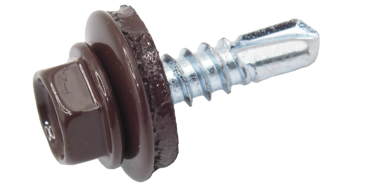 Саморіз 4,8х19 для профнастилу RAL8017 М