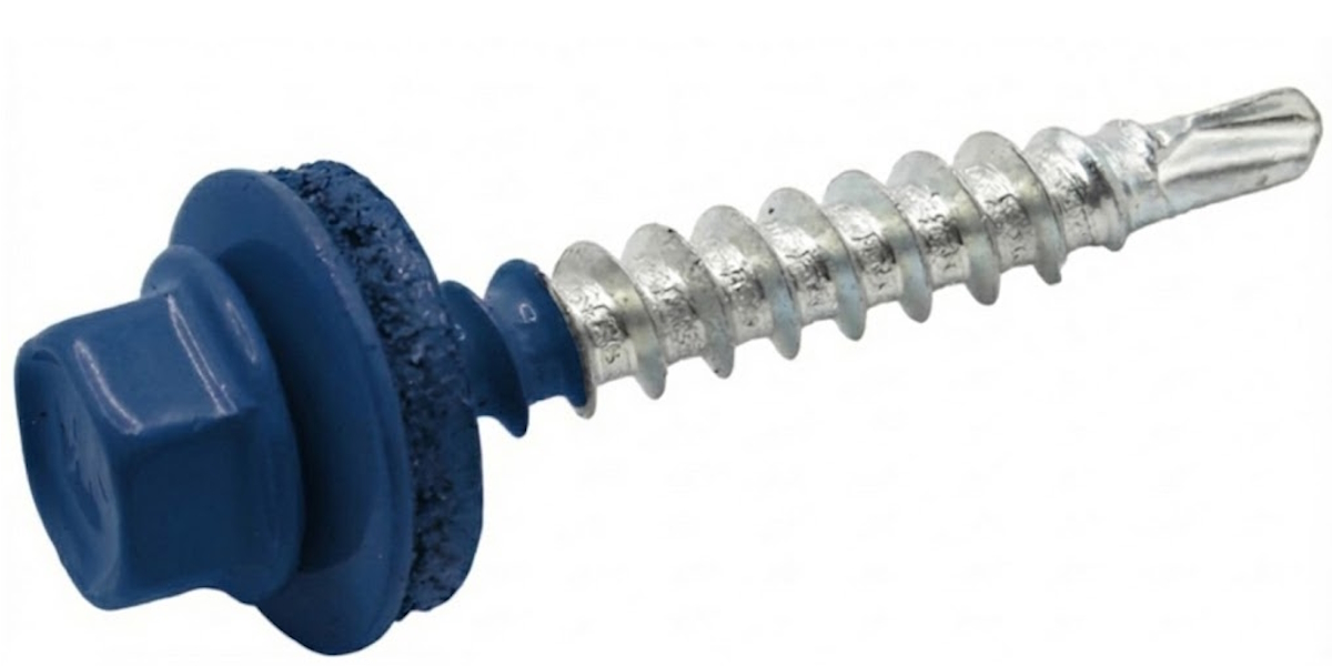 Саморіз 4,8х35 для покрівлі з свердлом RAL5005 К