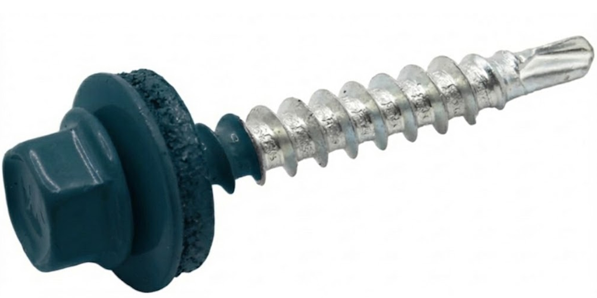 Саморіз 4,8х35 для покрівлі з свердлом TEX-HF RAL5020 М