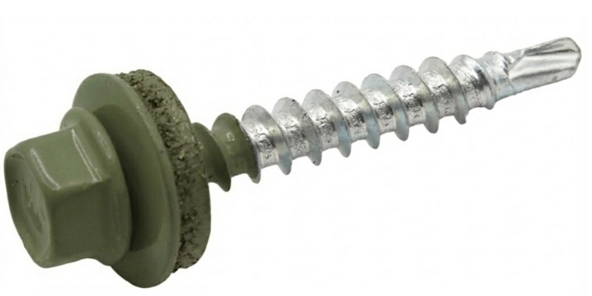 Саморіз 4,8х35 для покрівлі з свердлом TEX-HF RAL6011 М