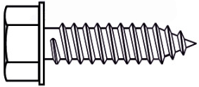 DIN 6928 Саморізи для металу з шестигранною головкою з буртиком
