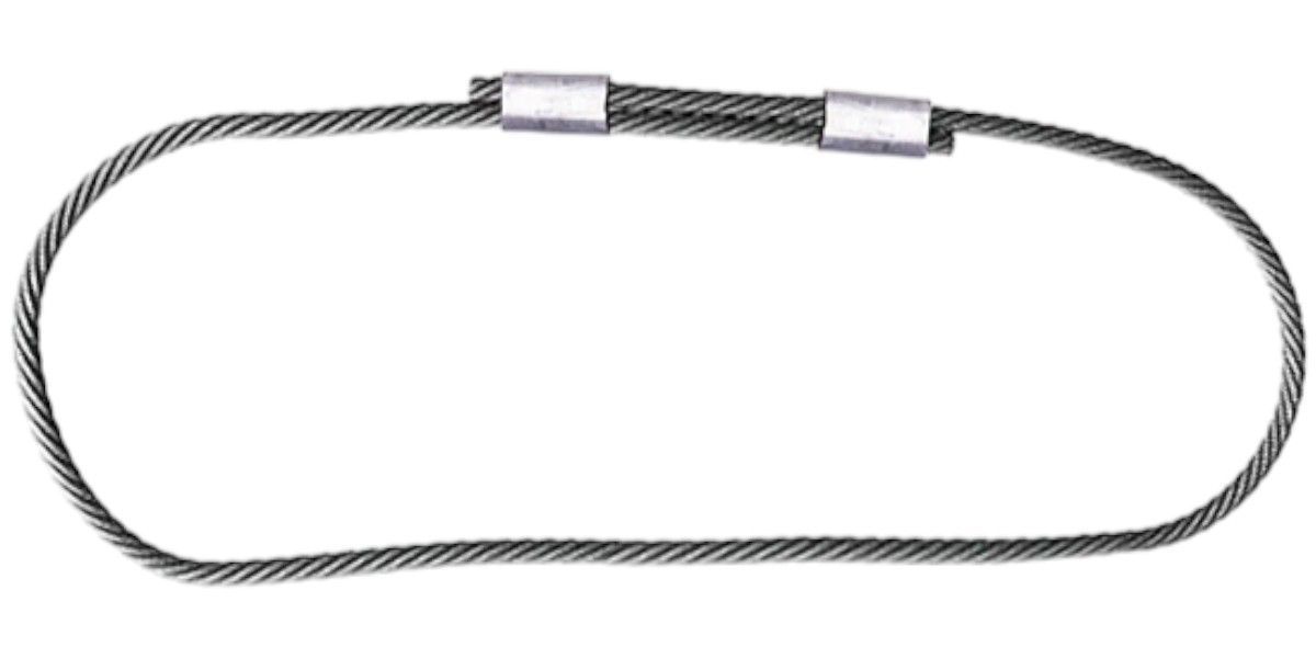 Строп 1,25т 2м канатний кільцевий втулка 8,3мм Steelfix