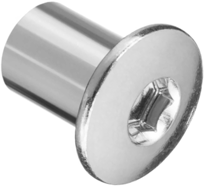 Гайки Еріксона з напівкруглою головкою цинк М