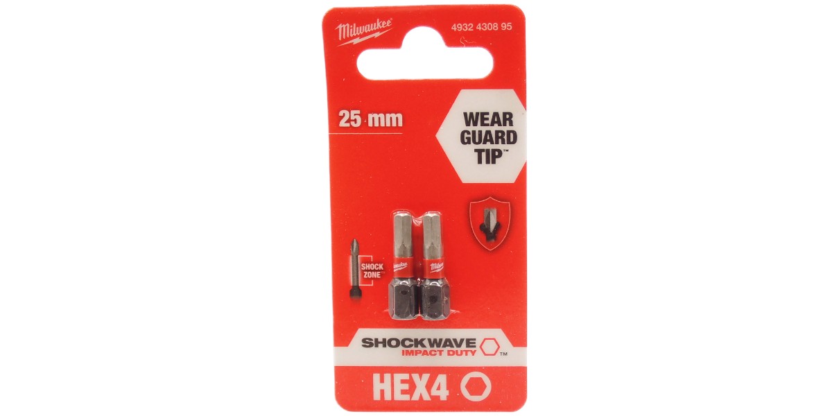 Біти HEX IMPACT SHOCKWAVE MILWAUKEE
