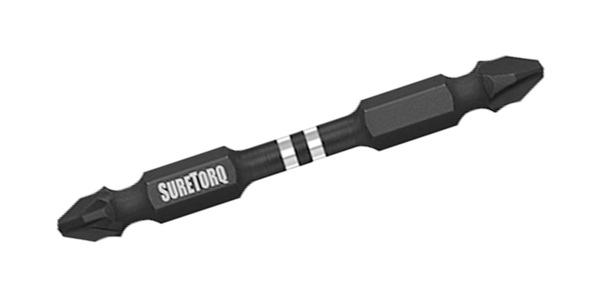 Біта PZ2/PZ3х65мм двостороння SureTorq