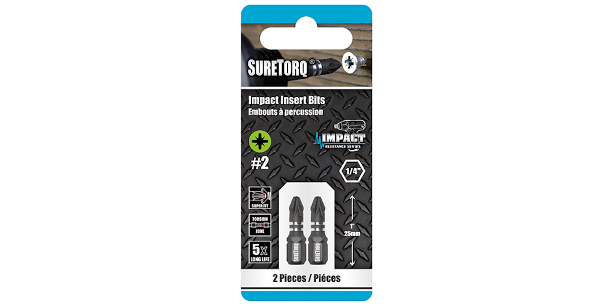 Біта PZ2х25мм блістер SureTorq
