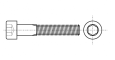 DIN 7984 Гвинти зі зменшеною циліндричною головкою і внутрішнім шестигранником